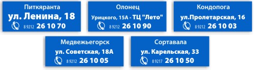 Филиалы